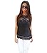 Akery Women Summer Vest Top Lace Sleeveless Blouse Shirt Casual Tank Tops