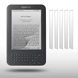AMAZON KINDLE 3 SCREEN PROTECTOR (LATEST KINDLE 3g ANTIGLARE INVISIBLE GUARD) 6-IN-1 PACK BY CELLAPOD CASES