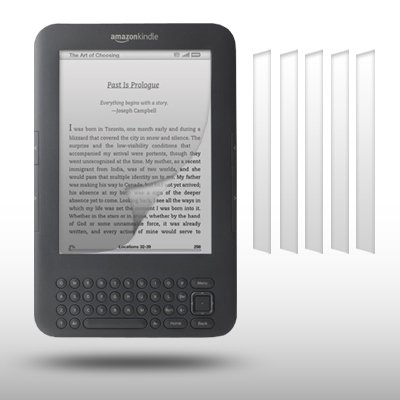 AMAZON KINDLE 3 SCREEN PROTECTOR (LATEST KINDLE 3g ANTIGLARE INVISIBLE GUARD) 6-IN-1 PACK BY CELLAPOD CASES