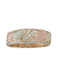 Black Hills Gold Ladies Channel Set Wedding Ring