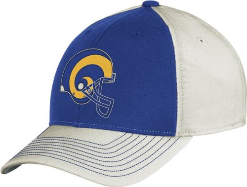 NFL Men's St. Louis Rams Classics Structured Flex Hat - Tw92Z (Putty, Small/Medium)