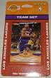 2009 10 Panini Basketball Los Angeles Lakers Complete Team Set of 11 cards including Kobe Bryant, Adam Morrison, Andrew Bynum, Derek Fisher, Jordan Farmar, Josh Powell, Lamar Odom, Luke Walton, Pau Gasol, Ron Artest and Sasha Vujacic !