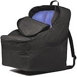 J.L. Childress Ultimate Backpack Padded Car Seat Travel Bag, Black