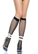 Lycra Fishnet Knee High Stocking Socks With Ankle Lace