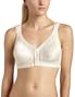 Playtex Women's Front Close with Flex Back Bra, Light Beige, 48DD
