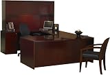 Bow Front U Shaped Desk with Hutch
