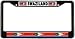 Swaziland Swazi Flag Black License Plate Frame Metal Holder