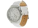 GUESS Women's Crystal Accented Leather Watch #75960L