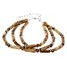 EXP Handmade Agate, Tiger Eye & Silver Bracelet