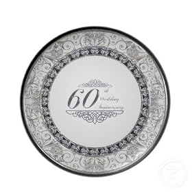 60th Wedding Anniversary Plate
