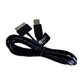 PWR+ Extra Long 6.5 Ft Cord Charging Data Sync Cable 3.0 USB to 40 Pin for Asus Eee Pad Transformer Tf101 A1 B1 ; Prime Tf201 & Tf300t ; Eee Pad Slider Sl101 A1 B1 Touchscreen Tab Tablet Pc Pad ; P/n 7n21135100344 Uc1l