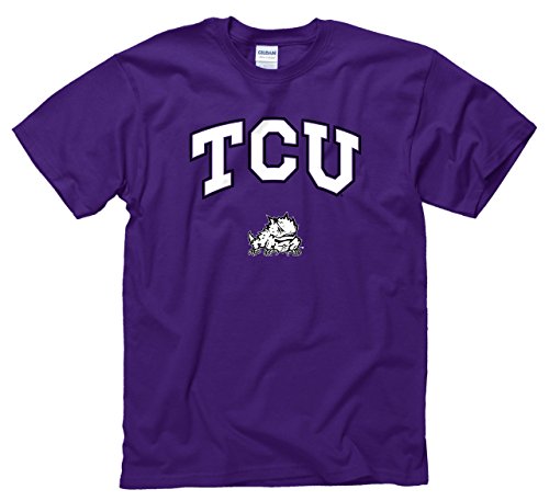 TCU Horned Frogs Adult Arch and Logo T-Shirt - Purple
