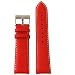 Watch Band Nylon and Leather Red 22mm