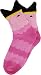 K.Bell Wide Mouth Pink Flamingo Socks