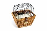 Nantucket Bike Basket CompanyCisco Collection Rectangle Pet Bicycle Basket with Quick Release (Tan, 13 X 12 X 16)