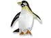 Jewelry : Clearly Charming Penguin Sterling Silver and Enamel Pin
