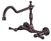 Danze D416557RB Opulence Two Handle Wall Mount Kitchen Faucet, Oil Rubbed Bronze