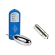 Doc Johnson Velvet Touch Controller/Silver Bullet Waterproof Multi-Speed Blue Adult Sex Toy Kit