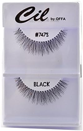 6 Pairs Offa 100% Human Hair Natural False Eyelash Extensions #747S