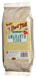 Bob's Red Mill Organic, 100% Stone Ground Amaranth Flour, 22-Ounce Bags (Pack of 4)