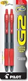 41 9Ua%2BqoGL. SL160  Pilot G2 Fine Point Rolling Ball Red Gel Ink Pens, 2 Pack
