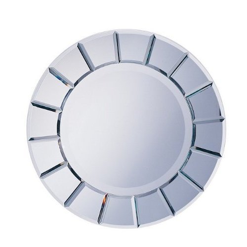 Coaster Round Wall Mirror With Sun Shape Frame