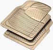 2PC GRAY TRUCK FLOOR MAT (Rubber Queen 7090-4)