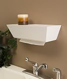 White Contemporary Design Healthy Shelf Designer Towel Dispenser