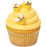 Wilton W7102916 Icing Decorations, Bumblebee, 18-Pack