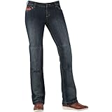 IMAGE OF Icon Hella Heartbreaker Women's Denim On-Road Motorcycle Pants - Blue / Size 6