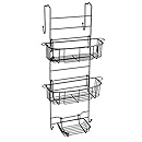 Zenna Home E7803HB, Over-the-Shower Door Caddy, Heritage Bronze