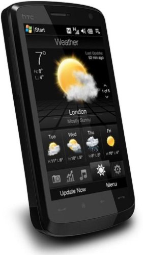 HTC Touch HD T8282 Unlocked Phone with 5 MP Camera, International 3G, Wi-Fi, GPS, Windows Mobile 6.1, and MicroSD Slot--International Version with No Warranty (Black)