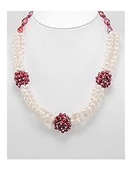 Coral Necklace In Sterling Silver