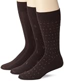 Florsheim - Keepers International Mens 3 Pair Pattern Socks