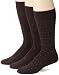 Amazon price tracker, Amazon price history charts, Florsheim - Keepers International Mens 3 Pair Pattern Socks, Brown, Size 6-12.5