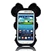 3d Cute Lovely Disney Mounse Minnie Mickey Soft Silicon Gel Rubber Case Cover Skin for Iphone Ipod Samsung (samsung galaxy s3 9300:Hot Pink)