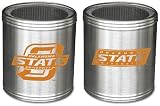 Oklahoma State Cowboys Stainless Steel Can Cooler Set