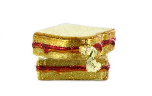 Old World Christmas Peanut Butter & Jelly Sandwich Ornament Old World Christmas Peanut Butter & Jelly Sandwich Ornament