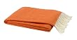 Lands Downunder Tangerine Assiro Herrringbone Throw