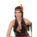 Pocahontas Indian Girl Fancy Dress Wig Brand New