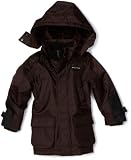 Nautica Sportswear Kids Boys 2-7 Hooded Snorkel Jacket, Dark Brown, Large