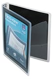 Avery 17686 Flexi-View Round-Ring Presentation View Binder, 1in Capacity, Black, Carton of 12
