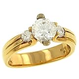 Round Diamond Engagement Ring .25cttw (cz center)