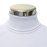 Mens Cotton White Polo Neck Sweater