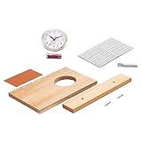 アーテック 木彫卓上時計(桂材) アラーム付 金 5087