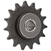 Martin Roller Chain Sprocket, Idler, Type C Hub, Single Strand, 41 Chain Size, 0.5" Pitch, 15 Teeth, 0.5" Bore Dia., 2.65" OD, 1.5" Hub Dia., 0.227" Width