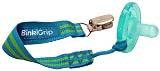 BooginHead Pacifier Holder, Blue Green Stripe