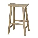 Ready-to-Finish Saddle Seat Stool- 29"