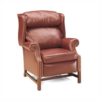 Classic Leather Chippendale High Leg Recliner