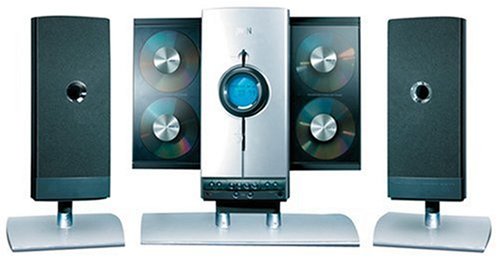 jWIN JXCD8700 4-CD/MP3 CD Vertical-Loading Hi-Fi System